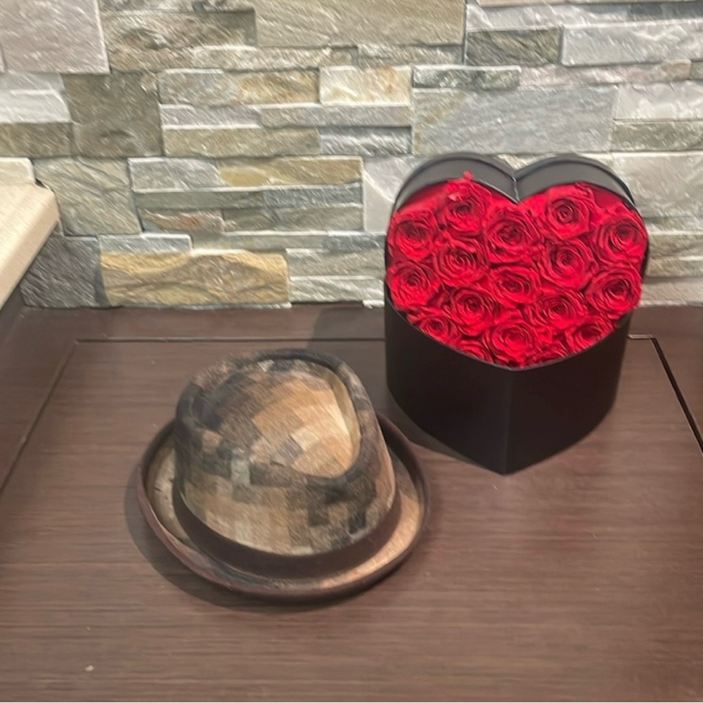 Men's Brown Fedora Hat
